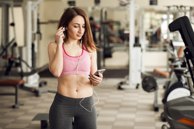 Aérobic de fond athlète sportif actif