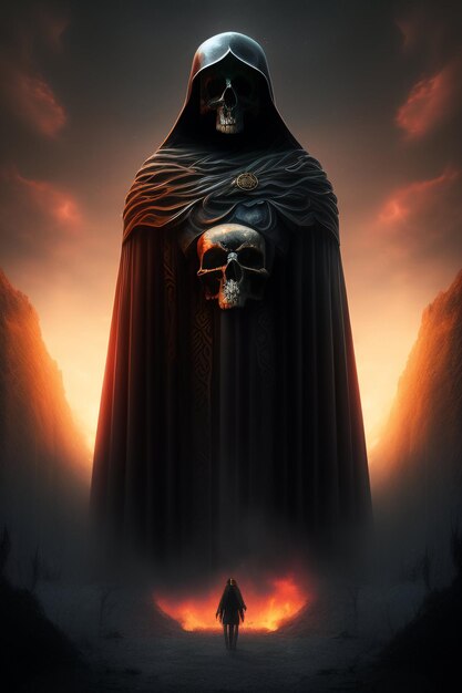 Une affiche pour le jeu Death by the dark tower.