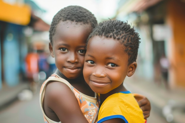 Photo gratuite african kids enjoying life