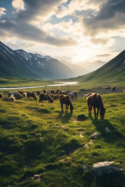 Ai généré des chevaux image