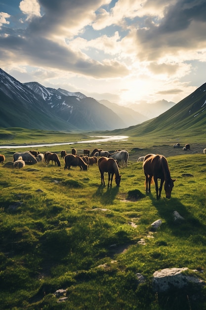 Ai généré des chevaux image