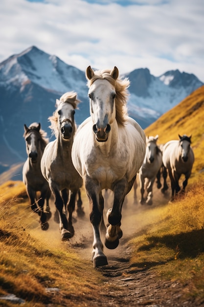 Ai généré des chevaux image