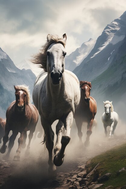 Ai généré des chevaux image