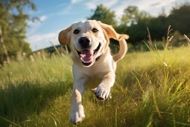 Ai généré de chien labrador retriever