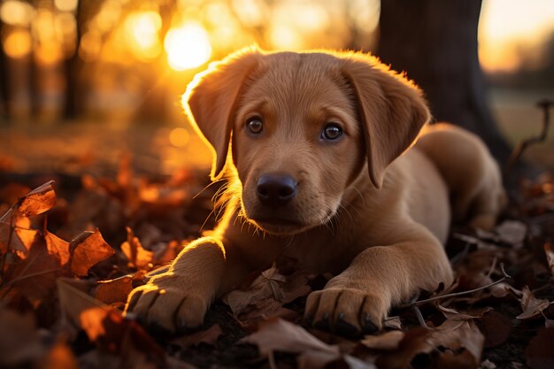 Ai généré de chien labrador retriever