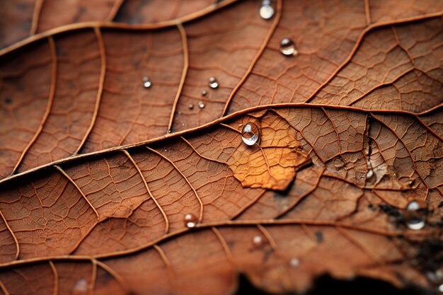 Ai généré des feuilles d'automne