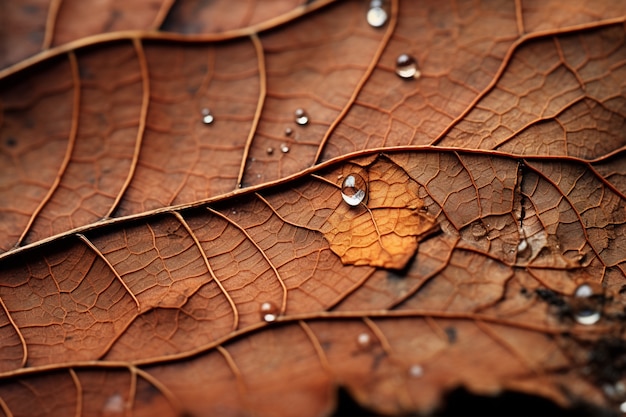 Ai généré des feuilles d'automne