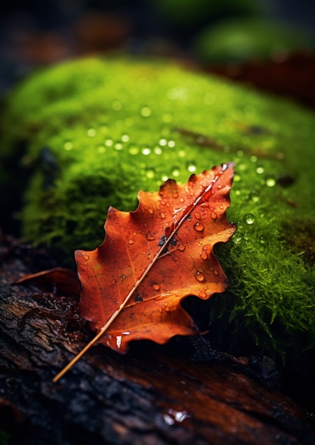 Ai généré des feuilles d'automne