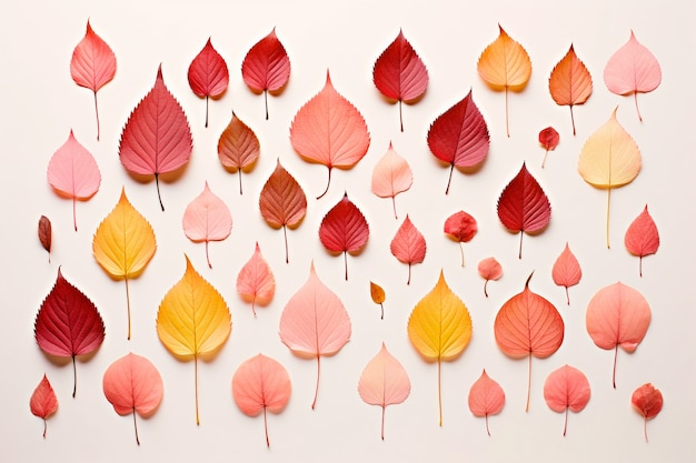 Ai généré des feuilles d'automne