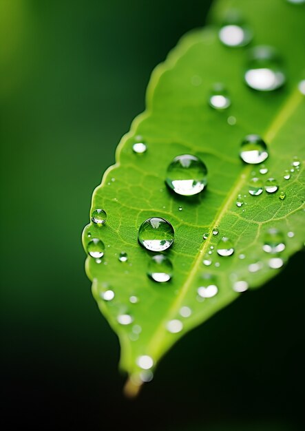 Ai généré des gouttes d'eau image