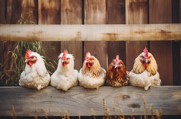 Photo gratuite ai généré une image de poulet