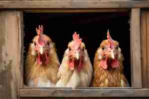 Photo gratuite ai généré une image de poulet