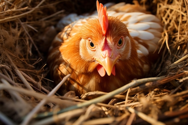 Photo gratuite ai généré une image de poulet