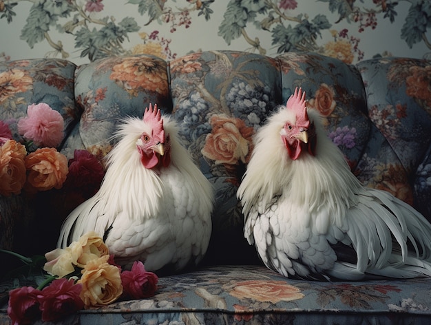 Photo gratuite ai généré une image de poulet