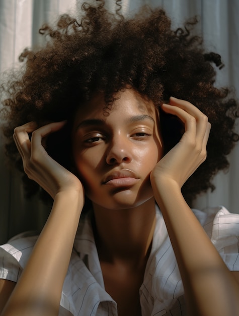 Ai a généré une photo de fille mignonne