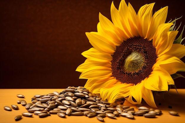 Photo gratuite ai a généré des tournesols