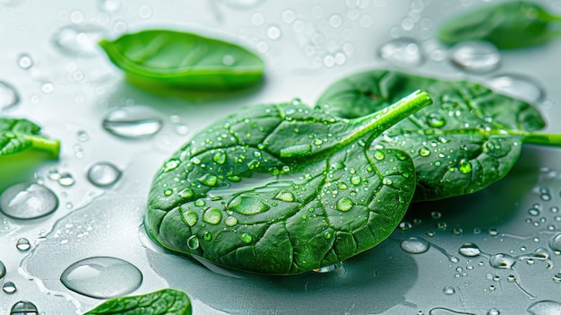 Photo gratuite aliments crus avec des gouttes d'eau en studio