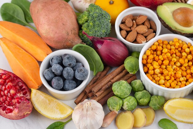 Aliments stimulant l'immunité pour un mode de vie sain et équilibré