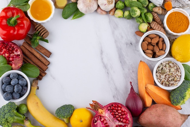 Aliments stimulant l'immunité pour un mode de vie sain
