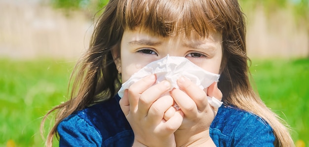 Allergie saisonnière chez un enfant. coryza. mise au point sélective.
