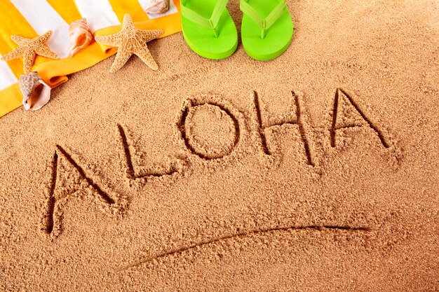 Aloha Hawaii beach