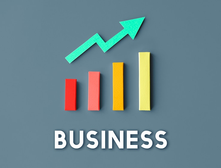 Photo gratuit amélioration du développement de la croissance graphique concept succès profit