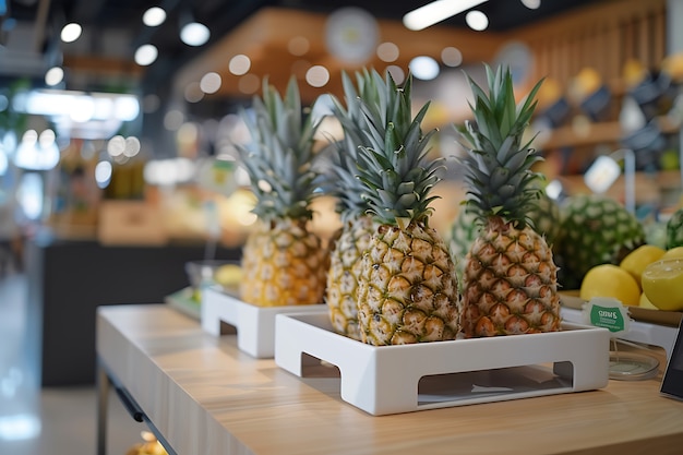 Ananas prêts à la vente