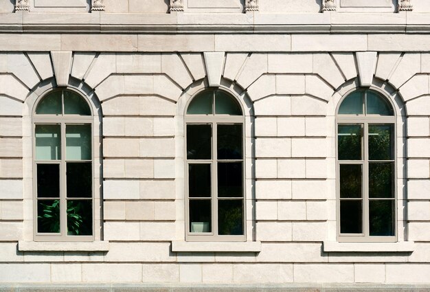 Ancienne fenêtre du vieil immeuble à Québec