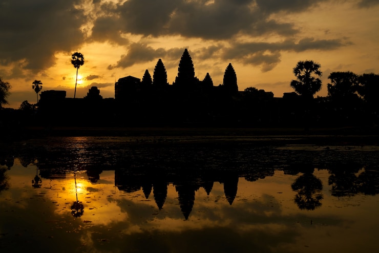 Photo gratuit angkor wat, cambodge