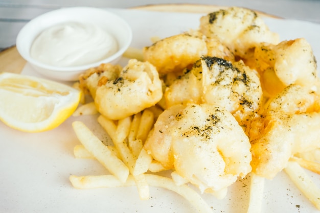 Photo gratuite anneaux de calamars