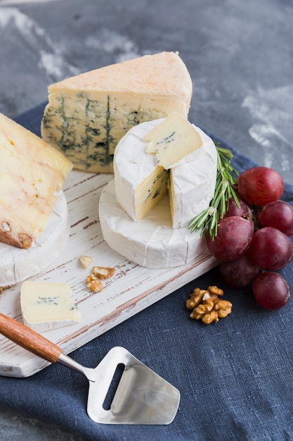 Photo gratuite apéritif fromage