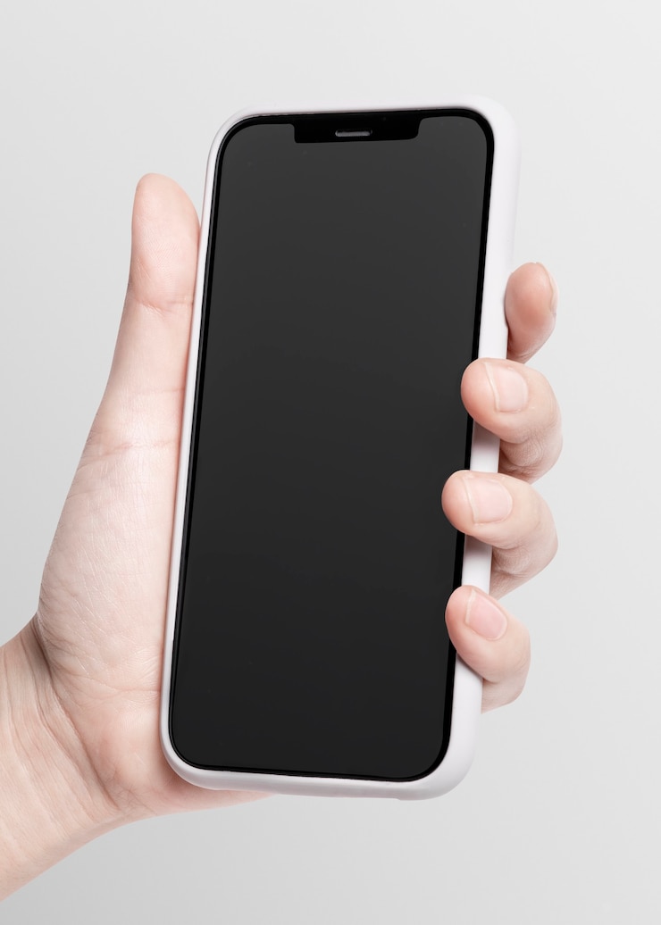 Photo gratuit appareil numérique à écran de téléphone portable