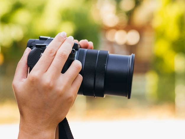 Appareil photo de vue de face extérieur