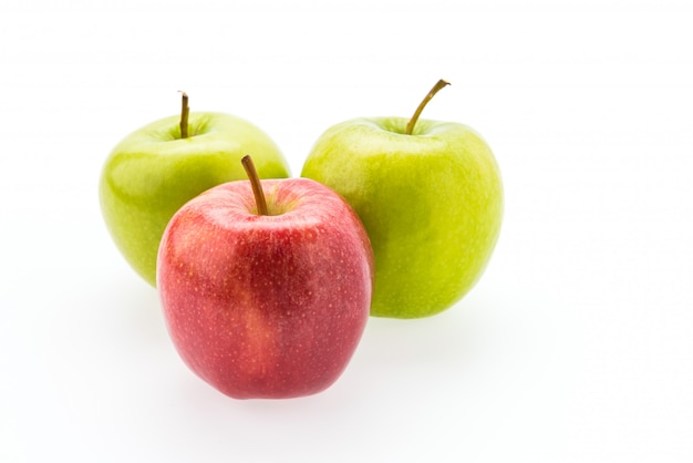 Apple isolé sur blanc