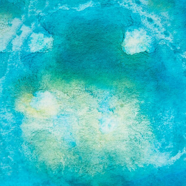 Aquarelle abstraite bleue fond texturé