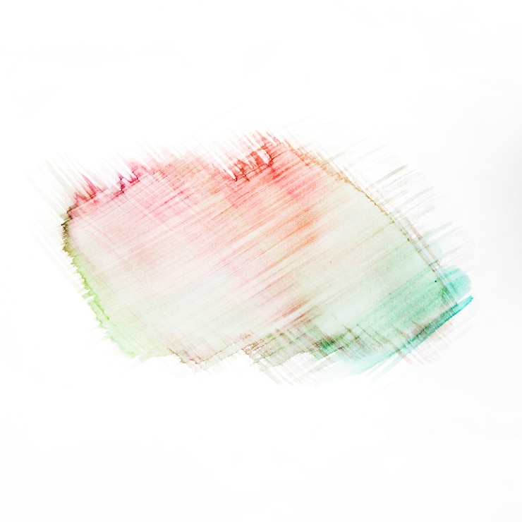 Photo gratuit aquarelle multicolore abstraite dessiner sur papier