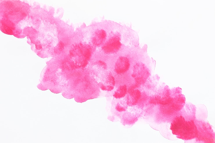 Photo gratuit aquarelle de nuages roses