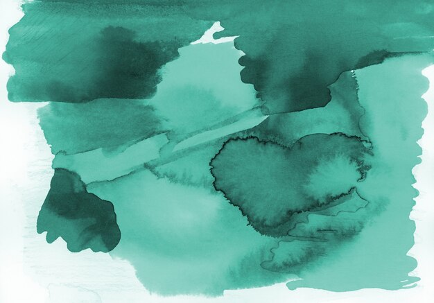 Aquarelle verte