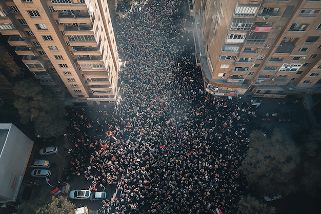 Photo gratuite les arabes manifestent ensemble