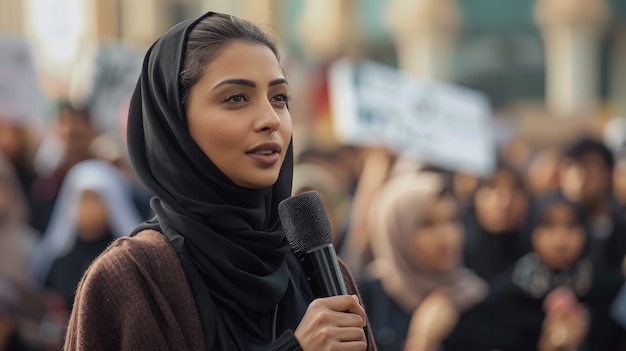 Photo gratuite les arabes manifestent ensemble