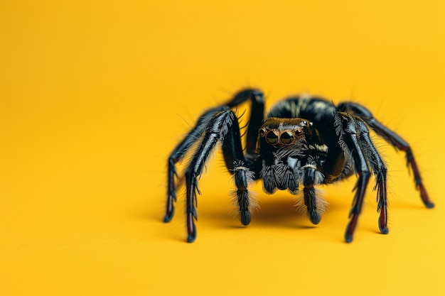 Photo gratuite l'araignée dans l'environnement du studio