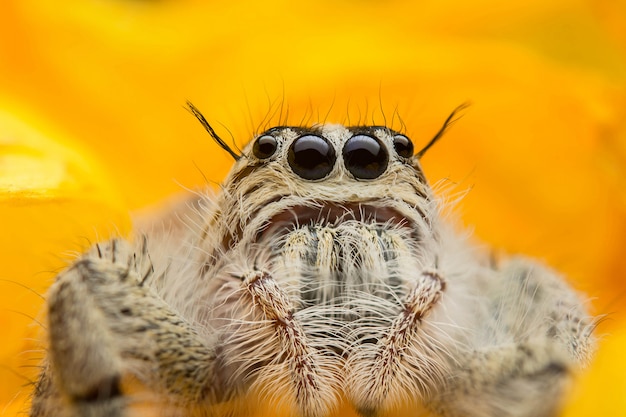 Photo gratuite araignée sauteuse