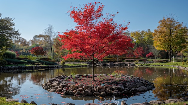 Photo gratuite arbre photoréaliste avec des branches et un tronc à l'extérieur dans la nature