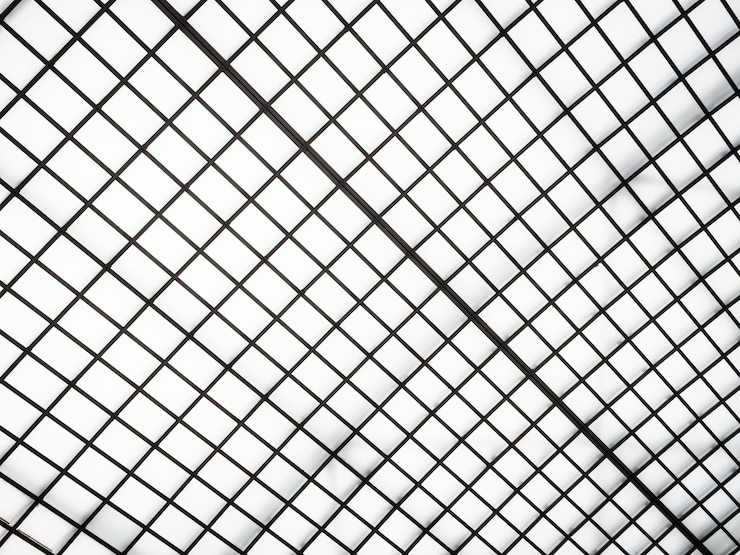 Photo gratuit architecture abstraite de la verrière