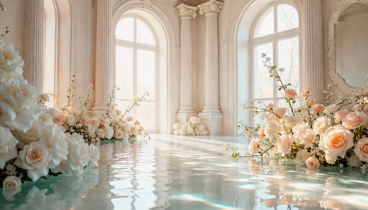 Photo gratuit architecture classique belle maison avec des fleurs
