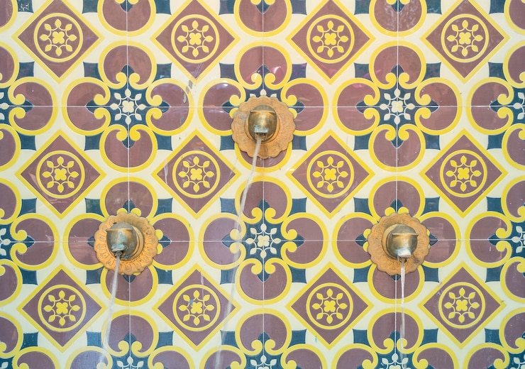 Photo gratuit architecture fontaine décoration style marocain