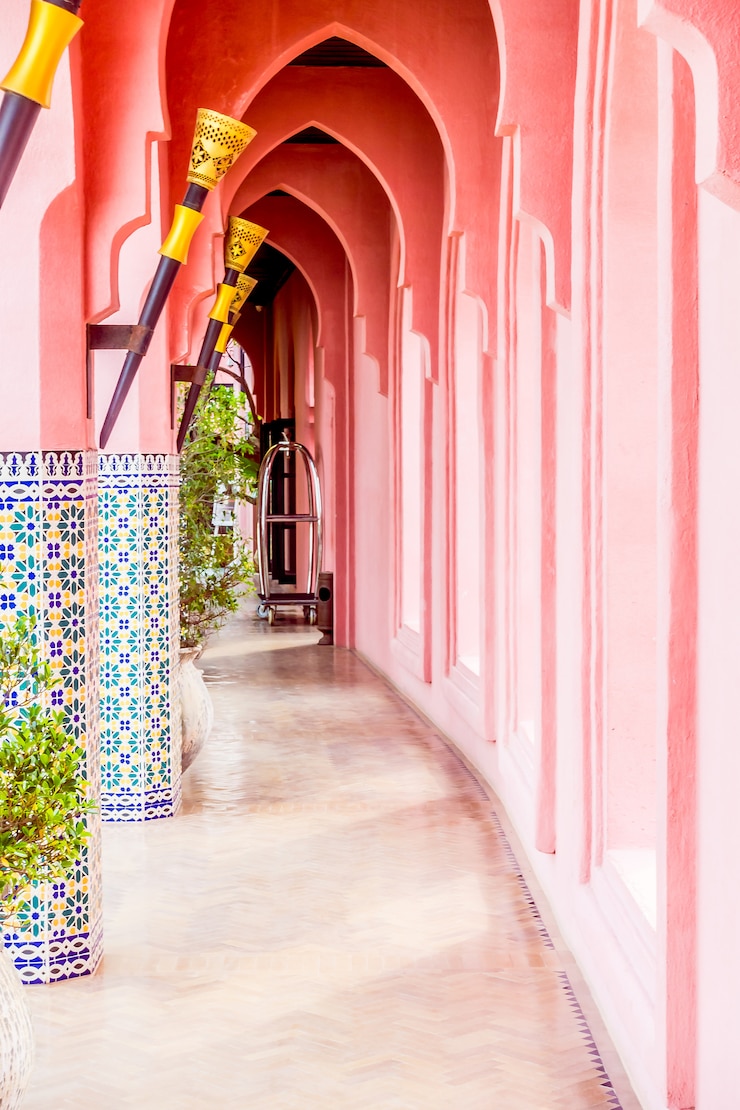 Photo gratuit architecture style maroc