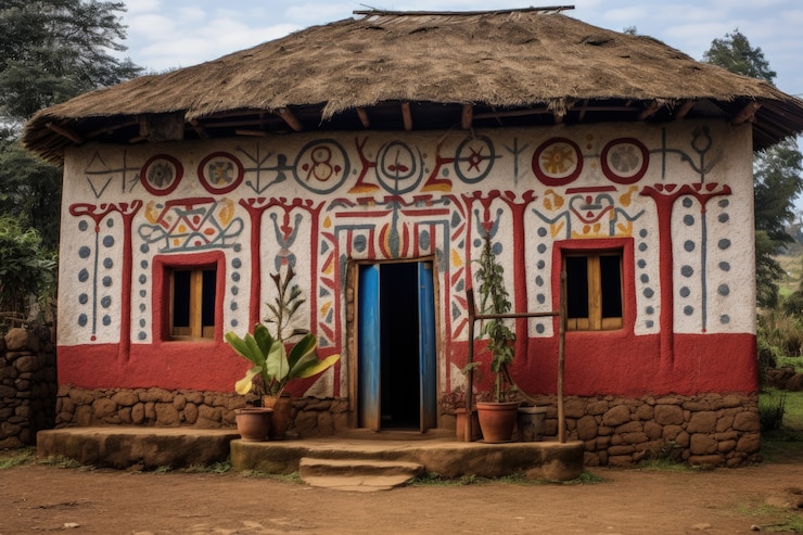 Photo gratuit l'architecture traditionnelle des maisons
