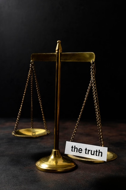 Arrangement de concept de vérité avec équilibre