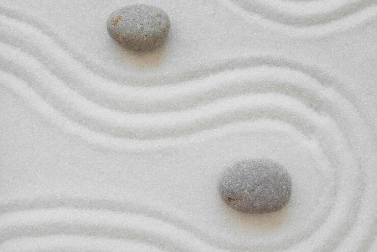 Photo gratuit arrangement créatif feng shui